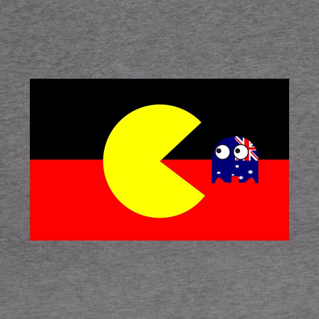 Australian Aboriginal flag by Wickedcartoons